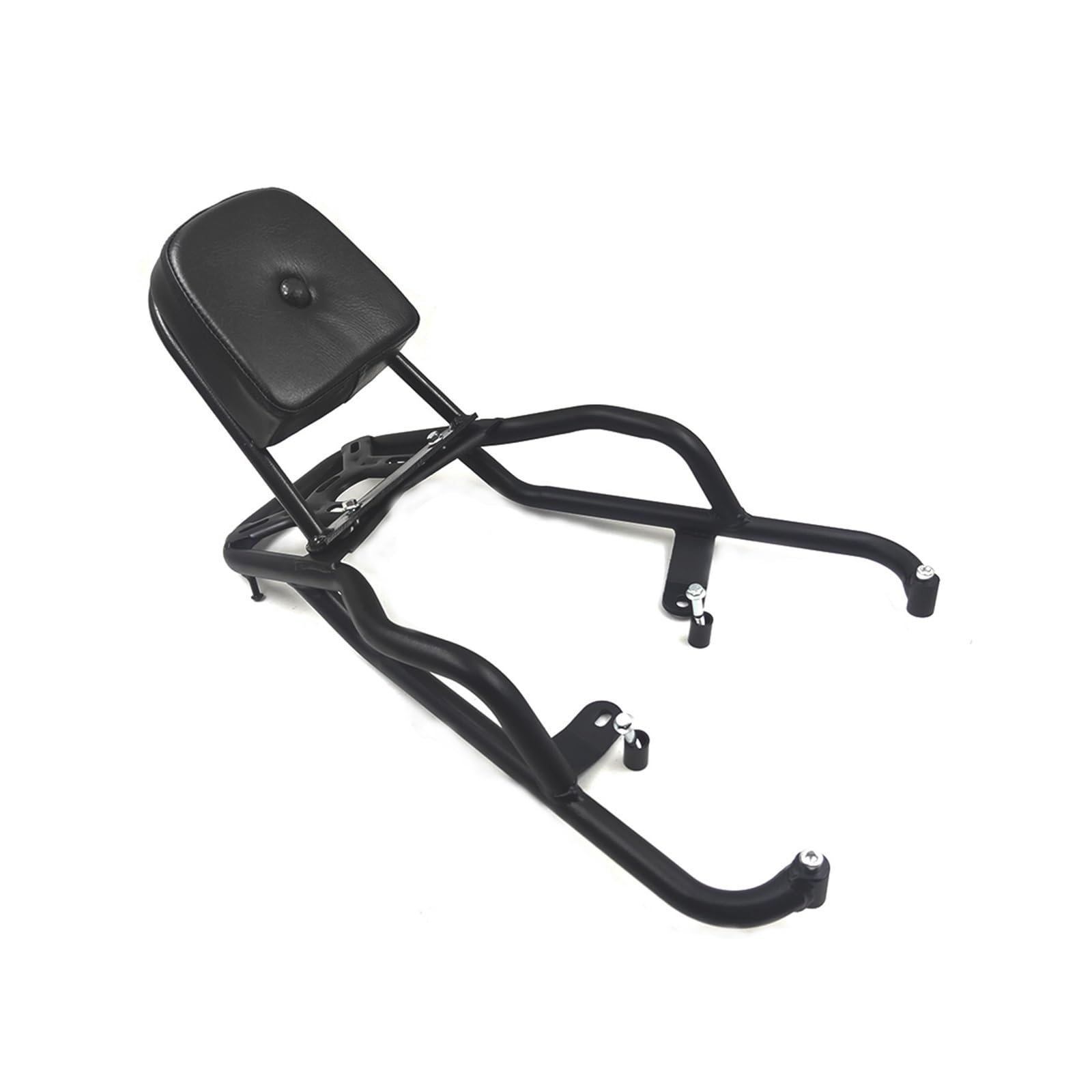 GERLJ Motorrad-Heckträger Motorrad Gepäckträger für Träger für Mit Rückenlehne Hinten Seite Sattel Tasche Box Rack für Benelli Leoncino 500 BJ500 BJ 500(2) von GERLJ