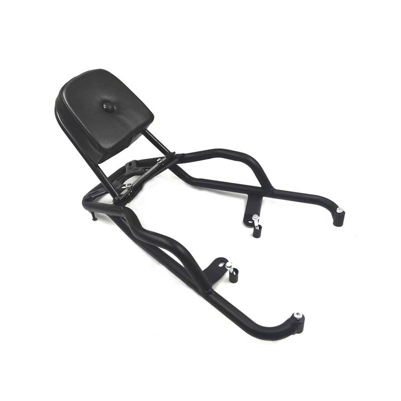 GERLJ Motorrad-Heckträger Motorrad Gepäckträger für Träger für Mit Rückenlehne Hinten Seite Sattel Tasche Box Rack für Benelli Leoncino 500 BJ500 BJ 500(2) von GERLJ