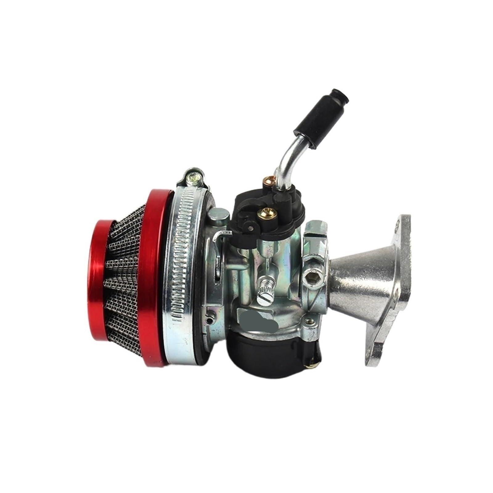 GERLJ Motorradvergaser ATV 49 cc Leistung 19 mm Vergaser Vergaser Luftfilter Baugruppe für 2-Takt 47 cc 49 cc für Mini Pocket Bike(Rot) von GERLJ