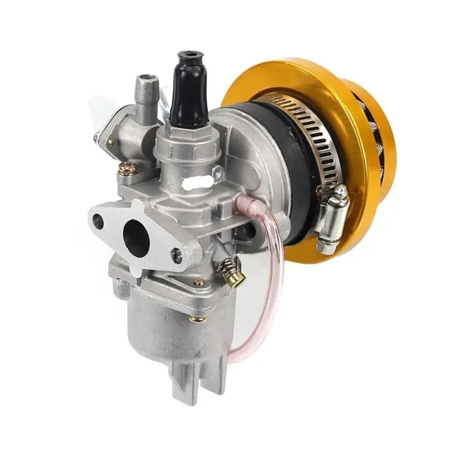 GERLJ Motorradvergaser Für langlebigen Motor Vergaser Vergaser für mit Luftfilter 2-Takt für 47cc 49cc für Mini für Quad ATV Dirt Pocket Bike Motorrad(Gelb) von GERLJ