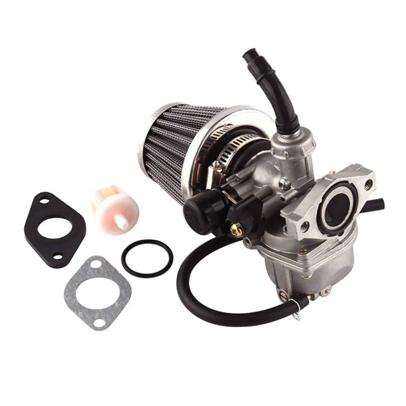 GERLJ Motorradvergaser PZ19 Vergaser für mit Luftfilter Kraftstofffilter für 50CC-125CC Dirt Bike ATV für Scooter Moped von GERLJ