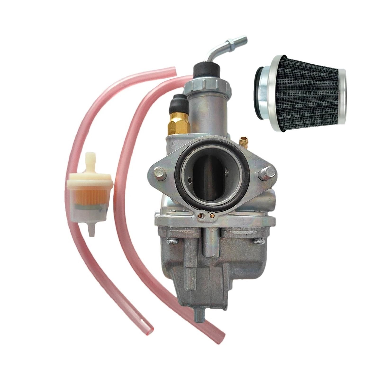 GERLJ Motorradvergaser Vergaser für Yamaha Tri für Moto 200 YTM200 1983–1985 YTM225DR YTM225DX 1983–1986 Timberwolf 250 YFB250 Carb(with One Air Filter) von GERLJ