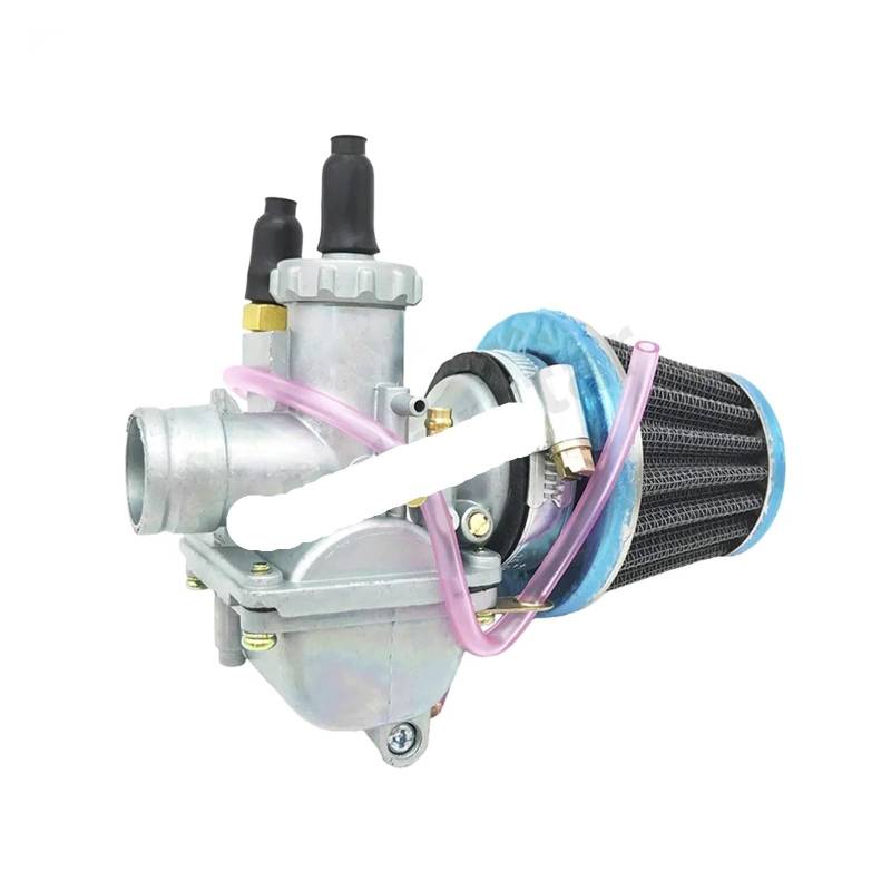 GERLJ Motorradvergaser Vergaser für mit Luftfilter für Suzuki AX100 KAWASKI QJ100-M 22 mm 100 CC 2 für Roller Vergaser Vergaser für kostenlosen Kraftstofffilter von GERLJ