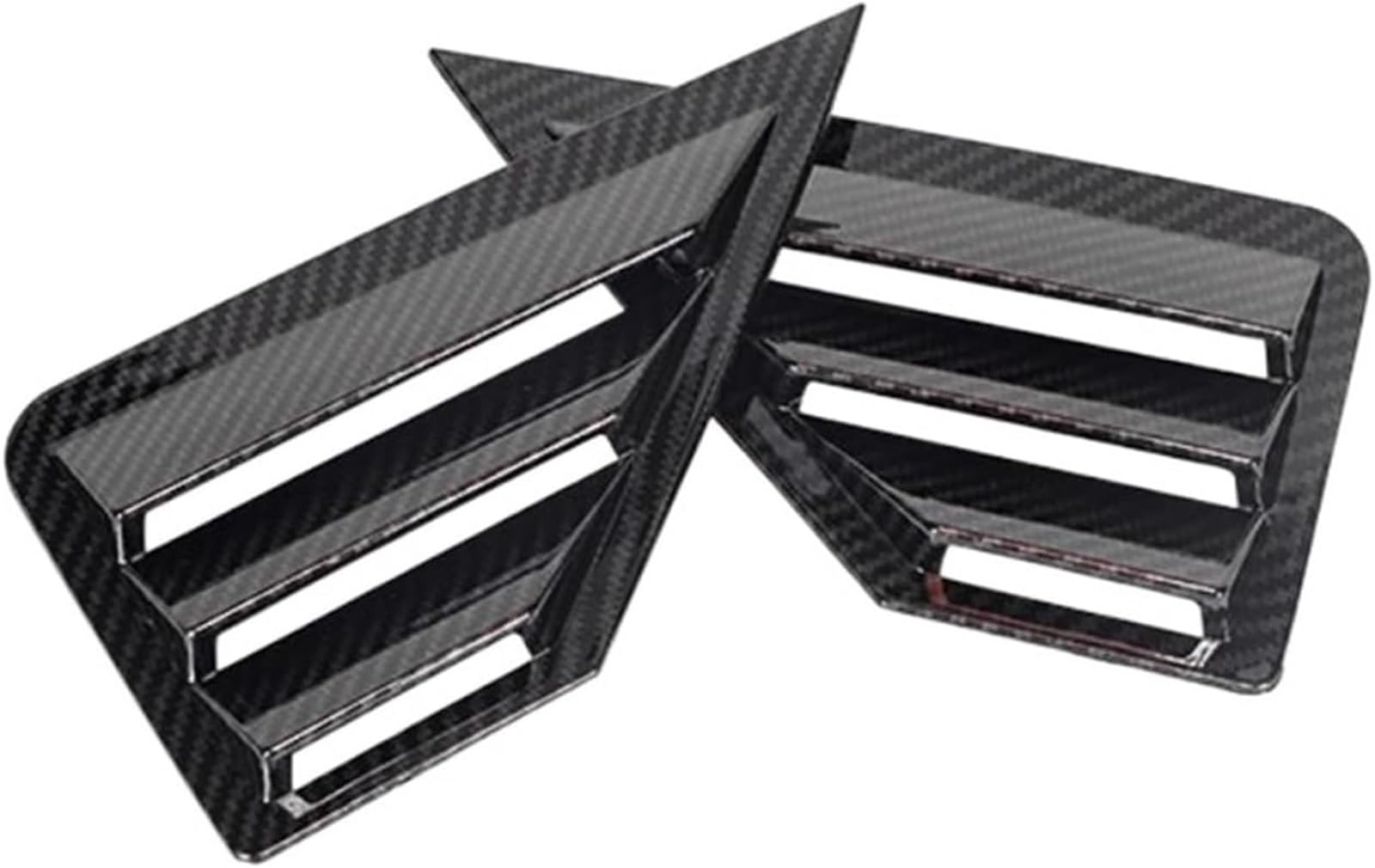 GERLJ Seitenspoiler Hinten Lip Spoiler Für Toyota Für CHR C-HR 2016-2021 Auto Hinten Flügel Schwanz Flügel(Carbon Fiber Texture) von GERLJ