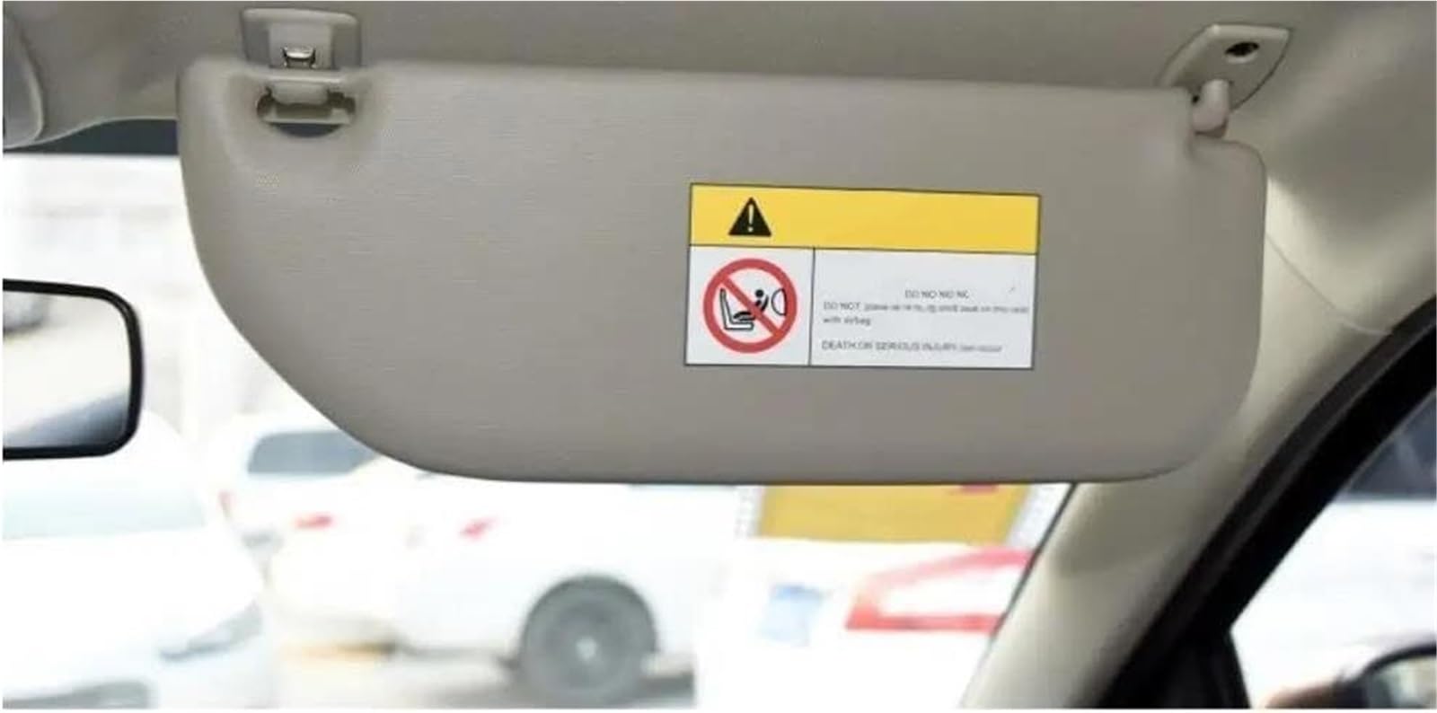 GERLJ Sonnenblendenverlängerung Innen Sonnenblende für Mit Spiegel Front Visier Montage Für Citroen C2 Front Sonnenschirm(Left and Right) von GERLJ