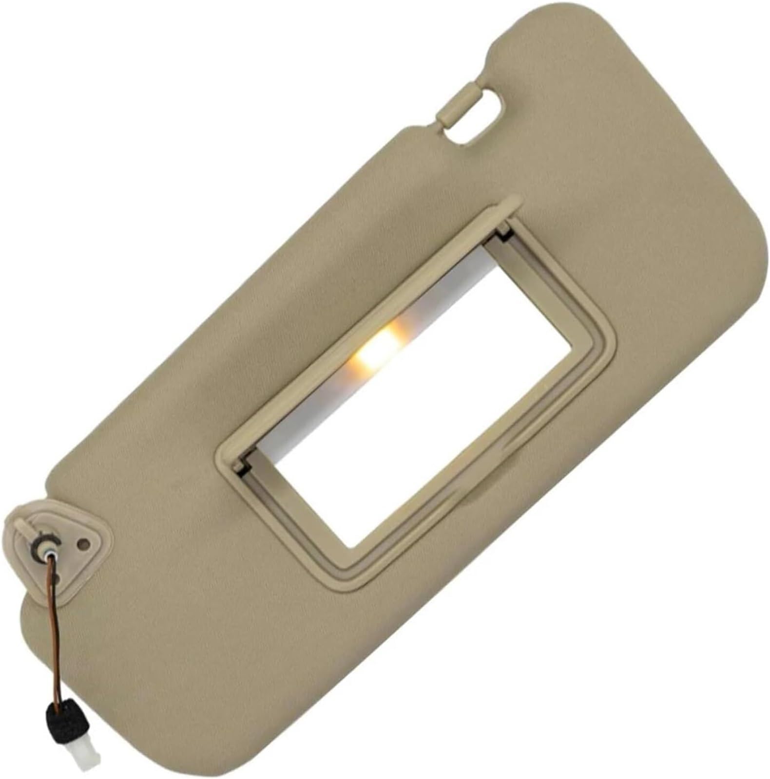 GERLJ Sonnenblendenverlängerung Sonnenblende für Mit Spiegel Und Licht Für Nissan Für Murano 2009-2014 Front Sonnenschirm(Beige Left) von GERLJ