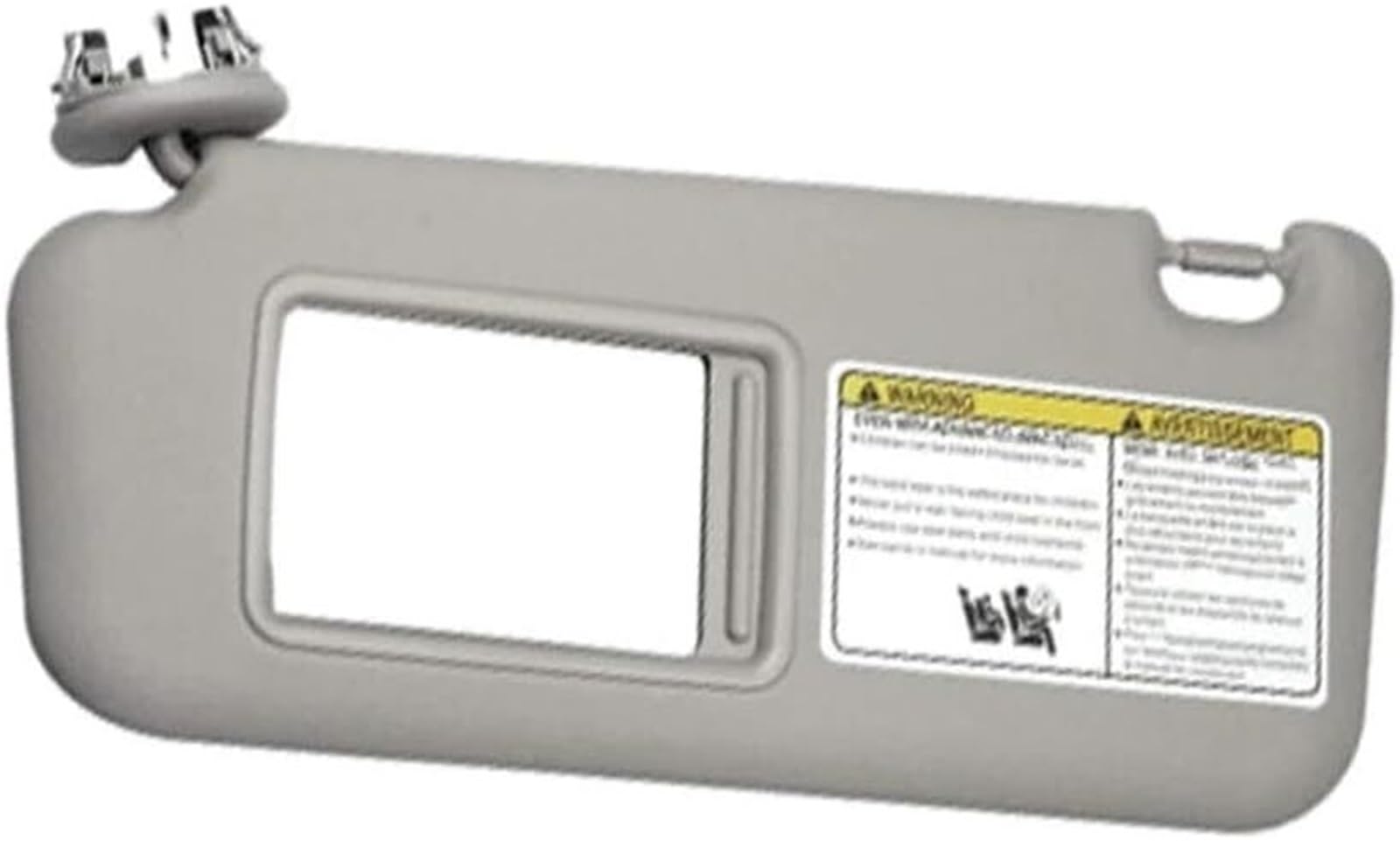 GERLJ Spiegel Sonnenblende Auto Front Sonnenblende Sonnenschutz für Mit Make-Up Spiegel Für Toyota für RAV4 2006-2013 Front Sonnenschirm(Grey Left) von GERLJ