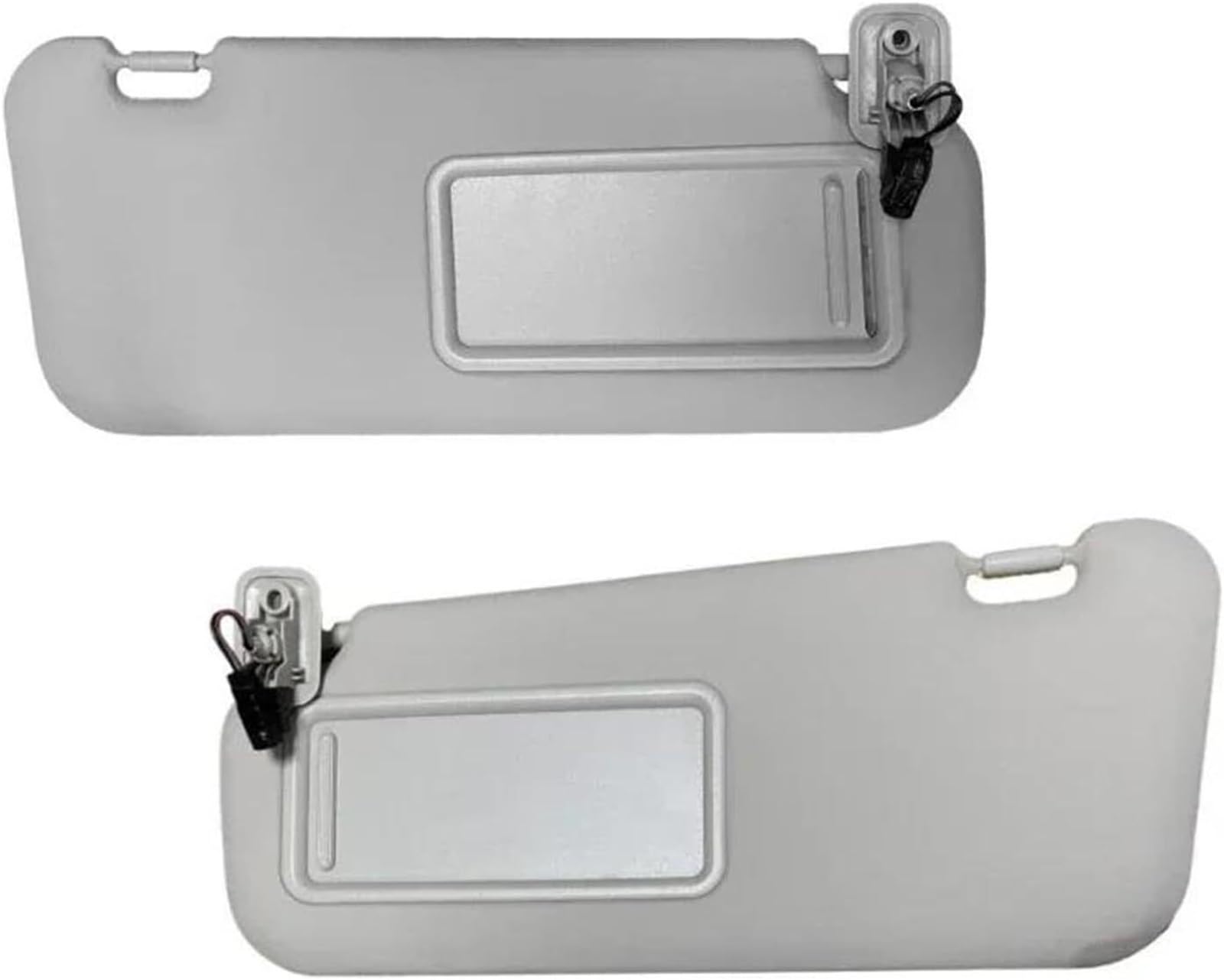 GERLJ Spiegel Sonnenblende Auto Frontscheibe Sonnenblende für Mit Make-Up Spiegel Für Mazda 3 2010-2013 Front Sonnenschirm(Pair) von GERLJ
