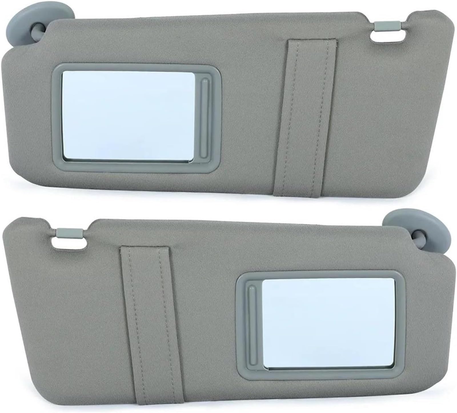 GERLJ Spiegel Sonnenblende Auto Grau Beige Front Sonnenblenden Für Toyota Für Camry 2007-2011 Sonnenschutz für Mit Make-Up Spiegel(Grau) von GERLJ