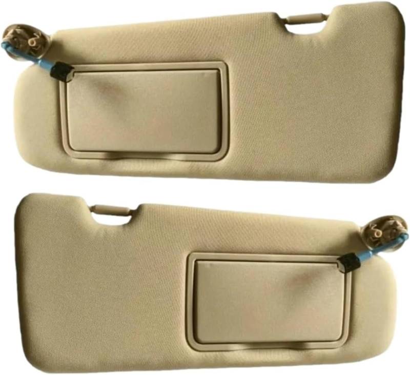 GERLJ Spiegel Sonnenblende Beige Auto Sonnenblende Für CRV 2017-2022 Front Sonnenschirm(Left and Right) von GERLJ