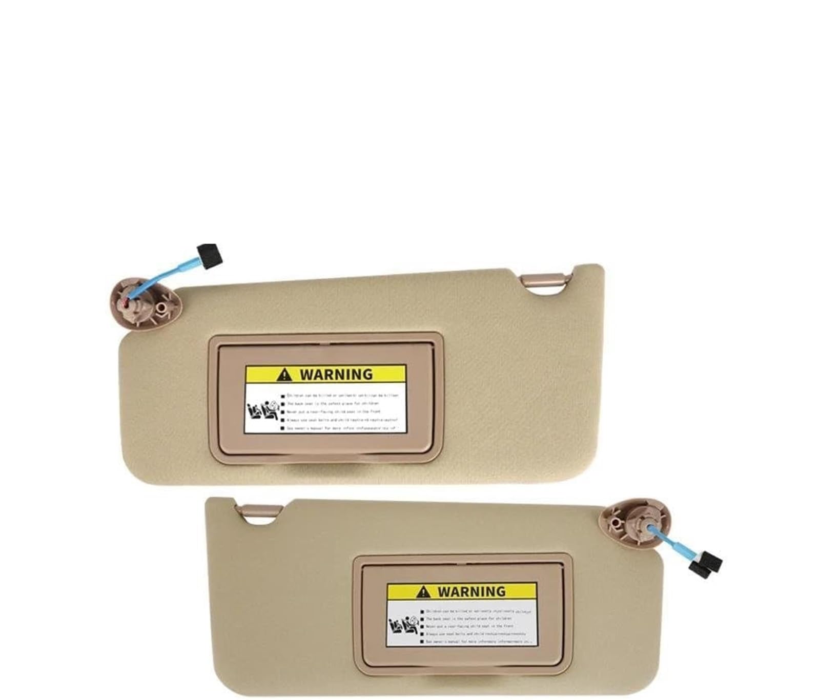 GERLJ Spiegel Sonnenblende Für Accord für Coupé für Limousine 2008-2012 Beige Sonnenblende Links Rechts Seite Auto Sonnenblende Schatten Front Sonnenschirm(Left and Right) von GERLJ