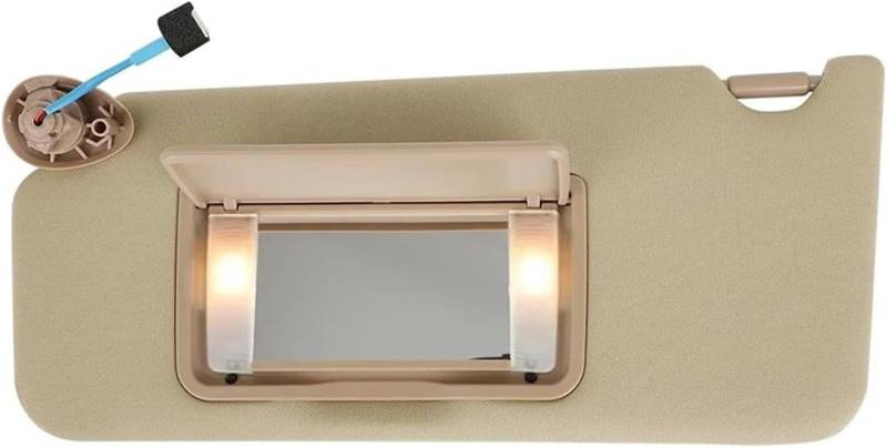 GERLJ Spiegel Sonnenblende Für Accord für Coupe für Limousine 2008-2012 Beige Sonnenblende Links Rechts Seite Vorne Sonnenschirm(Left) von GERLJ