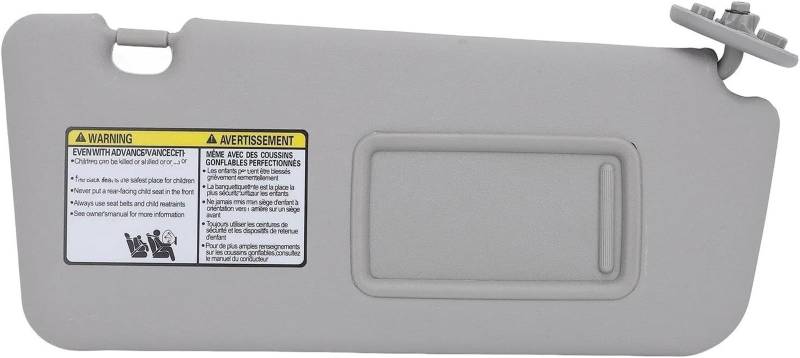 GERLJ Spiegel Sonnenblende Für Mit Make-Up Spiegel Sonne Blockieren Elegante Für Toyota für RAV4 2004-2005 Front Sonnenschirm(Grau) von GERLJ