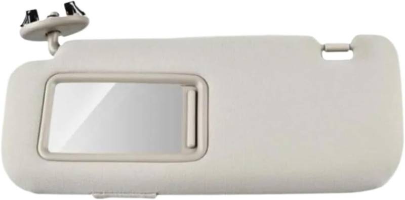 GERLJ Spiegel Sonnenblende Für Toyota Für Auris Für Corolla 2007-2013 Autoinnenraum Sonnenblende für mit Spiegel(Beige Left) von GERLJ