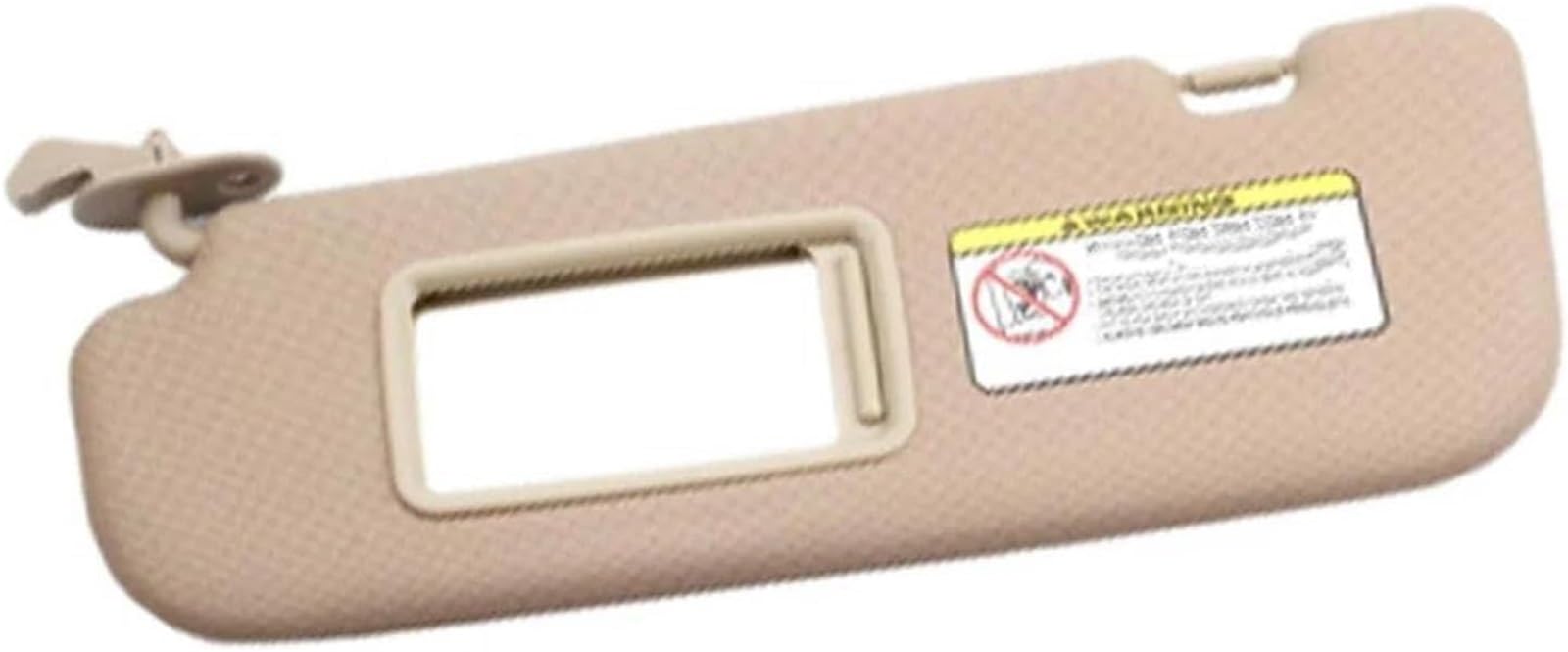 GERLJ Spiegel Sonnenblende Innen Sonnenblende Sonnenschirm Sonnenschutz für Mit Spiegel Für Hyundai Für Elantra 2011-2015(Beige Left) von GERLJ