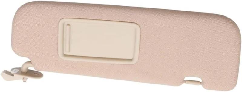 GERLJ Spiegel Sonnenblende Innen Sonnenblende Sonnenschirm Sonnenschutz für Mit Spiegel Für Hyundai Für Elantra 2011-2015(Beige Right) von GERLJ
