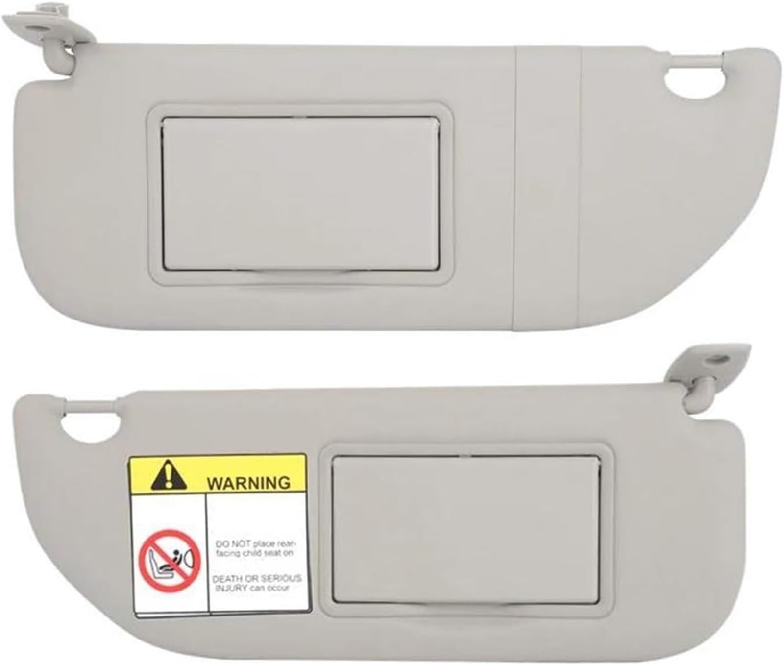 GERLJ Spiegel Sonnenblende Innere Linke rechte Seite Sonnenblende für mit Make-up-Spiegel für Citroen C2 C3 für Elysee 2014-2017(Set) von GERLJ