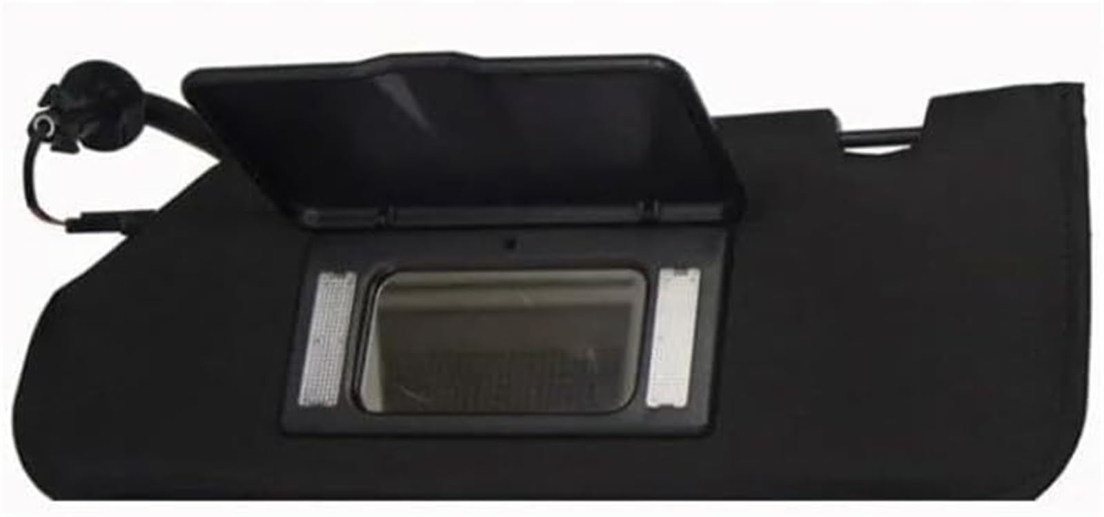 GERLJ Spiegel Sonnenblende Schwarze Sonnenblende für Chevrolet für Corvette C6 2005-2013 Front Sonnenschirm(Left) von GERLJ