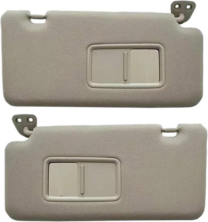 GERLJ Spiegel Sonnenblende Sonnenschirm für Mit Kosmetik Für Nissan Für Tiida 2005-2010 Innen Frontscheibe Panel Front Sonnenschirm(Pair) von GERLJ