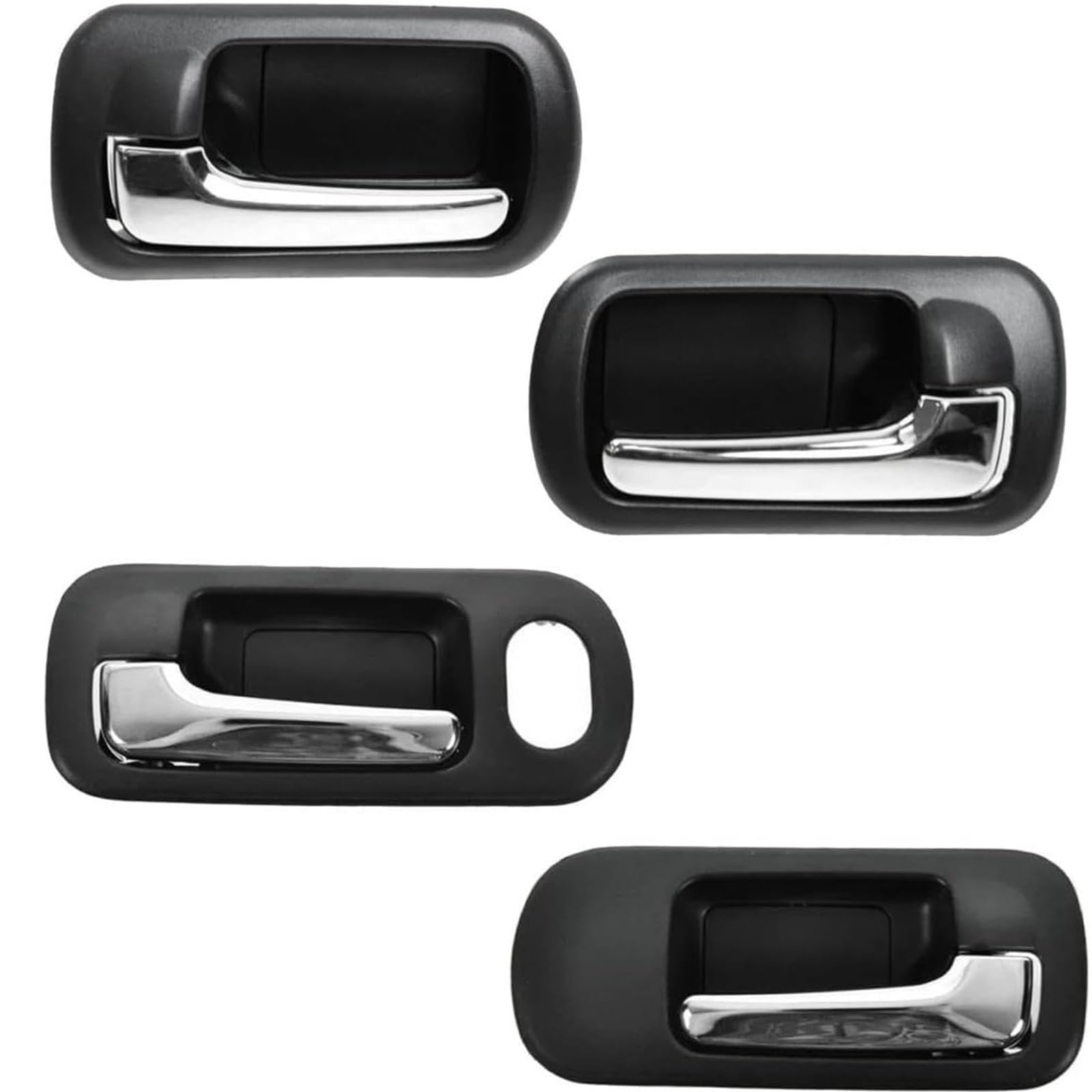GERLJ Türinnengriffe Innentürgriff innen schwarz für Chrom für Civic für Limousine 2001-2005 GERLJ Türinnengriffe Innentürgriff innen schwarz für Chrom für Civic für Limousine 2001-2005 von GERLJ