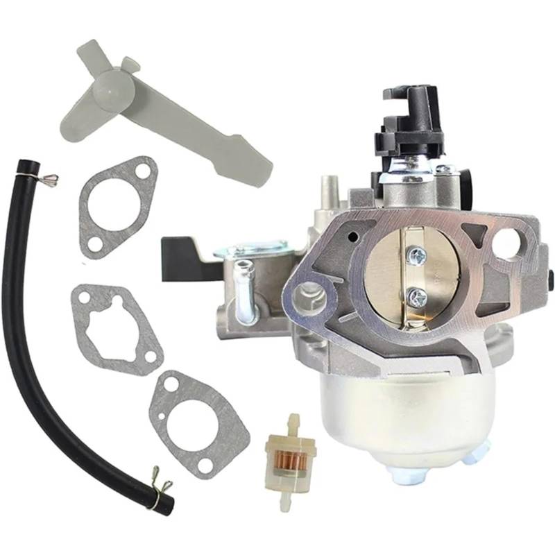 Motorradvergaser Vergaser passend für GX340 11 PS 13 PS GX 390 Motoren für mit Kraftstofffilter(Grau) von GERLJ