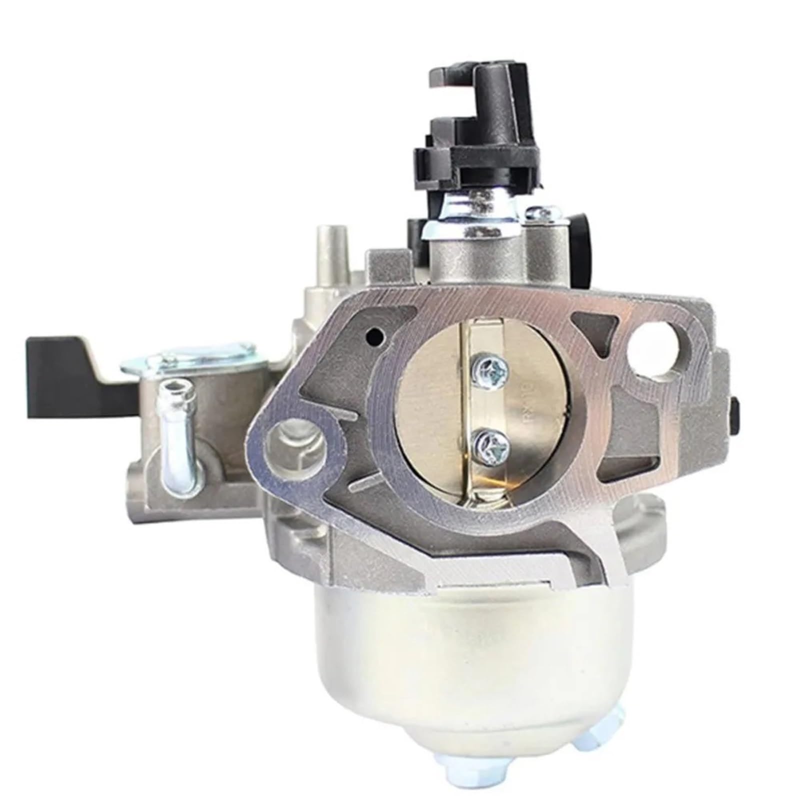 Motorradvergaser Vergaser passend für GX340 11 PS 13 PS GX 390 Motoren für mit Kraftstofffilter(Silber) von GERLJ
