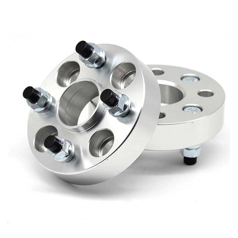 Radadapter 2 stück 15/20/25/30/35/40/60mm PCD 4x 100 Zentrum Bohrung 60,1mm Spurverbreiterung Adapter Flang 4 Lug Anzug Universal Auto M12XP 1,5 12xP 1,25(20mm P12x1.5 Silver) von GERLJ