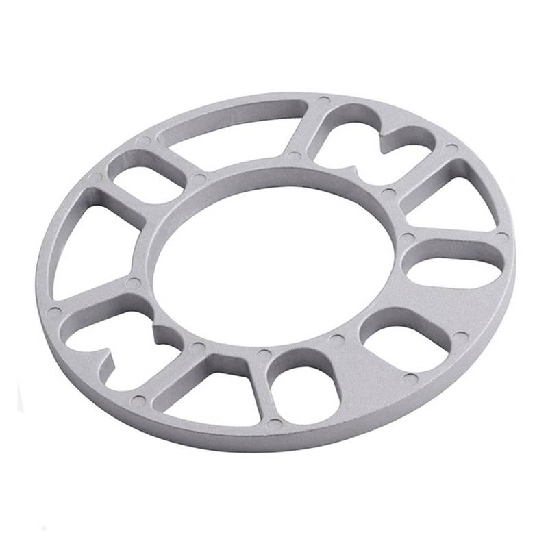 Radadapter 4 STÜCKE Universal 3mm 5mm 8mm 10mm Aluminium Auto Rad Distanzscheiben Platte für Fit 4x100 4x114,3 5x100 5x108 5x114,3 5x120(4PCS 10MM) von GERLJ