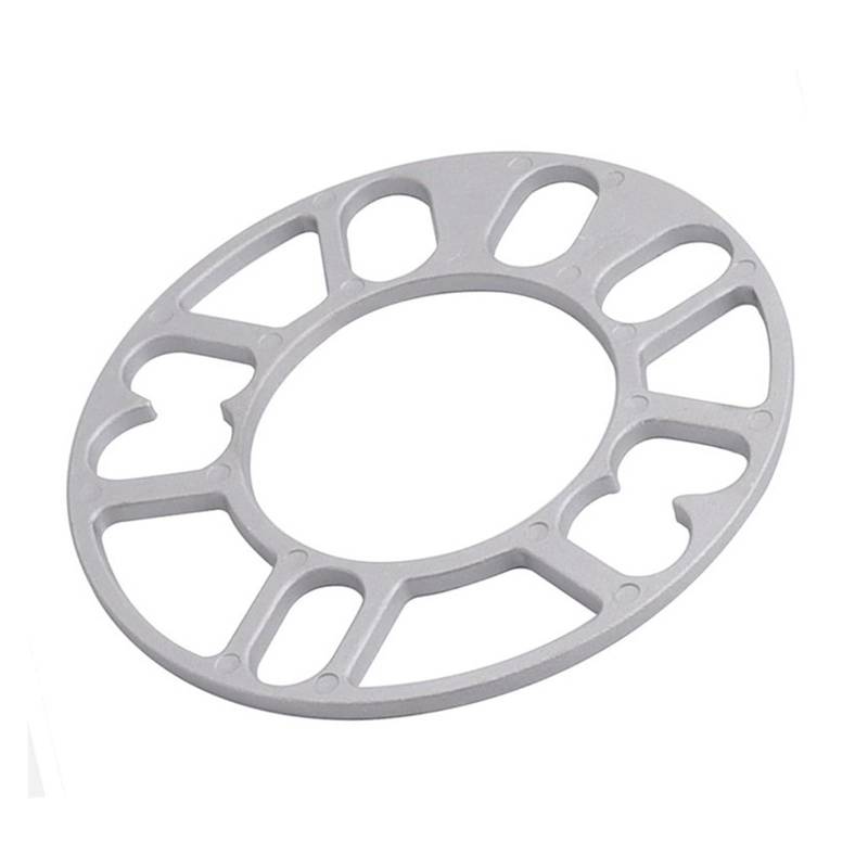 Radadapter 4 STÜCKE Universal 3mm 5mm 8mm 10mm Aluminium Auto Rad Distanzscheiben Platte für Fit 4x100 4x114,3 5x100 5x108 5x114,3 5x120(4PCS 5MM) von GERLJ