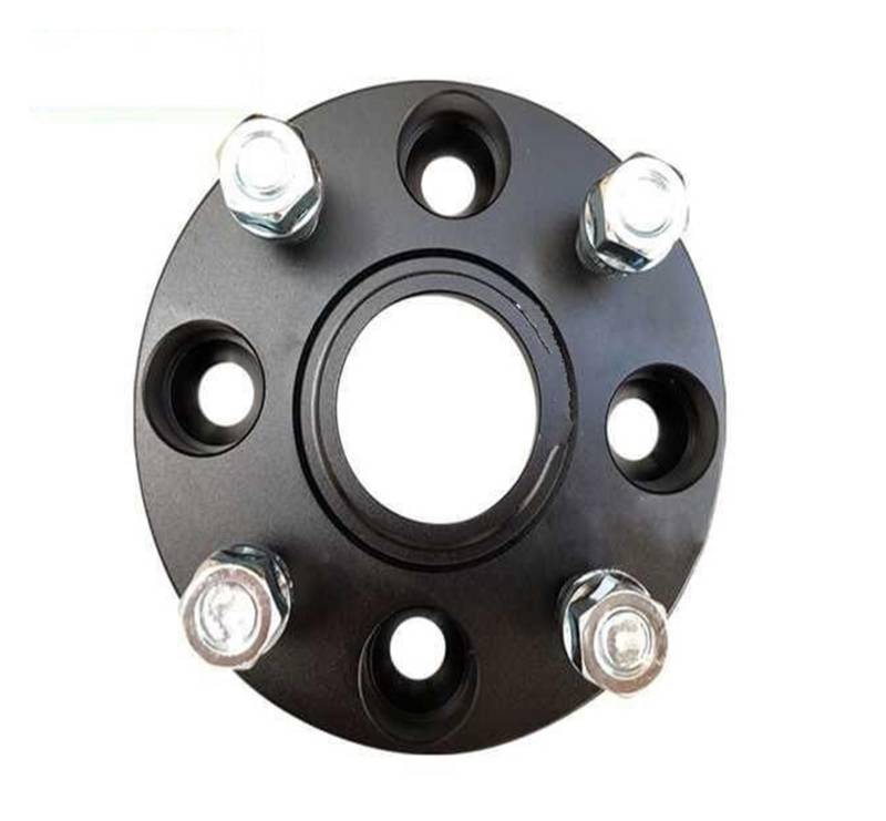 Radadapter Für Ford für Fiesta ST Mk7 Auto Spurverbreiterungen 4x108 Hubcentric 63,4mm Aluminium Spurverbreiterung Adapter 15/20/25mm Flansch(1PCS 25mm) von GERLJ