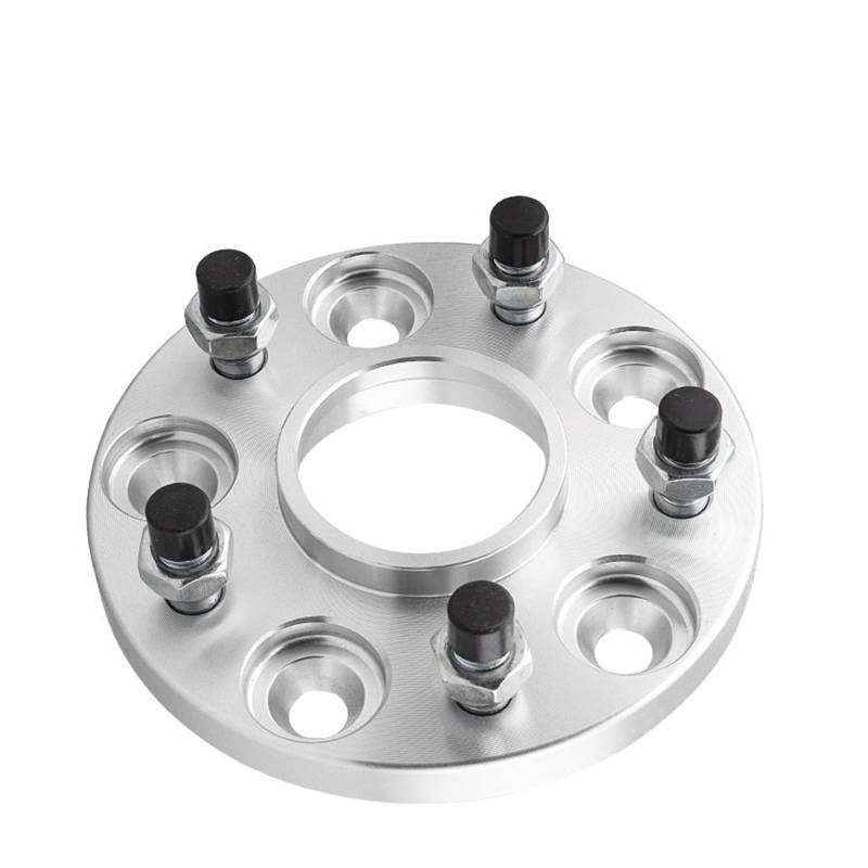 Radadapter Für Jeep Commander Gladiator für Grand für Cherokee für Wrangler Geschmiedete Aluminiumlegierung-Radverbreiterungen 5x127 CB 71,5 mm Radnabe(Silber,1PCS 30mm) von GERLJ