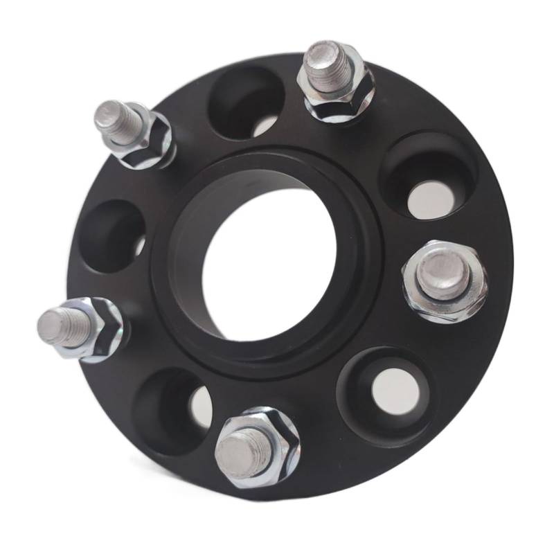 Radadapter Spurverbreiterungen Verbreiterungssatz 5x120 Nabe für Centric 64.1 Aluminiumadapter 15-30 mm für Tesla für Modell S für Modell X Bolzen: M14x1.5(1 piece 25mm) von GERLJ