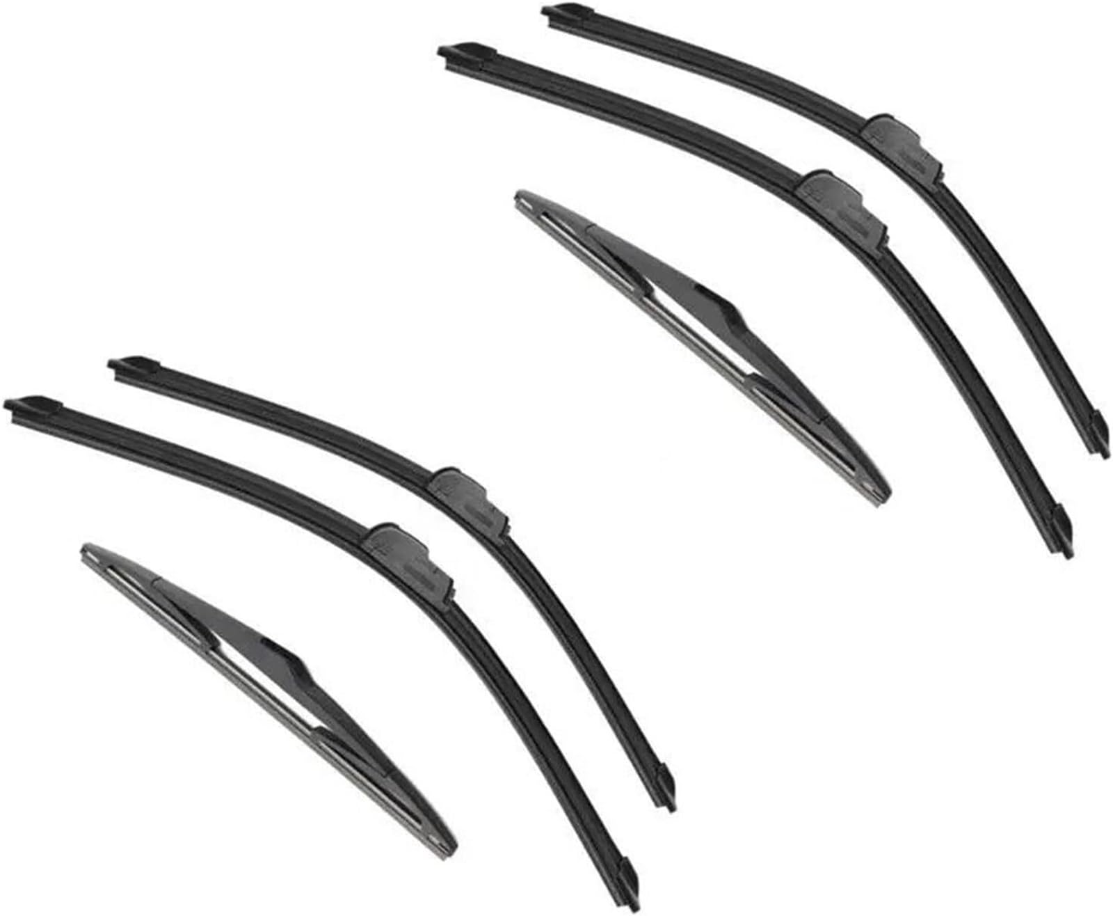 Scheibenwischer Für KIA für Sportage SL Auto vorne hinten Wischerblätter weiche Gummi-Scheibenwischer(6 wipers) von GERLJ