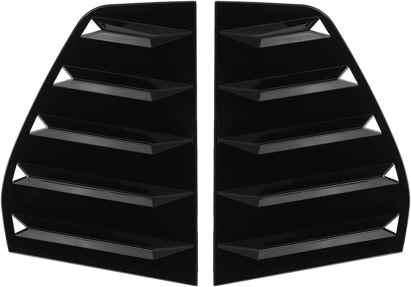 Seitenspoiler Hinten Lip Spoiler Für VW Für Golf 6 MK6 MK6.5 GTI GTD R Für R-Linie 2009-2013(Glossy Black) von GERLJ