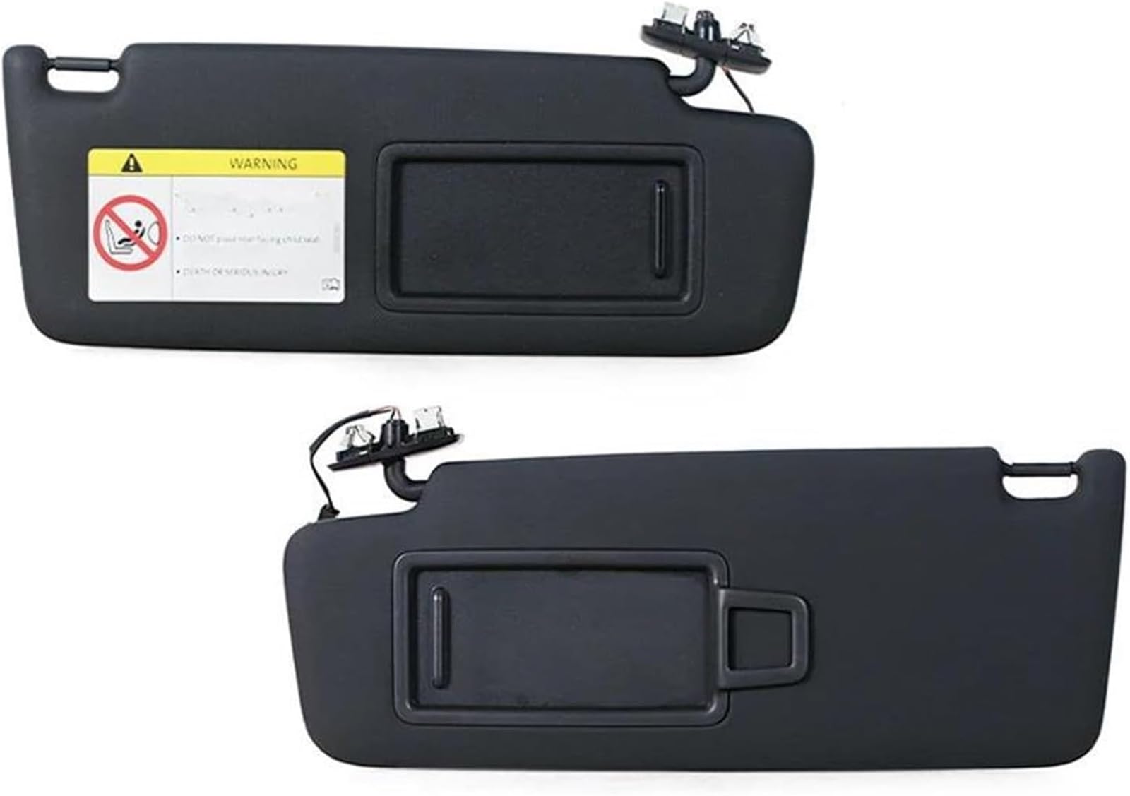 Spiegel Sonnenblende Sonnenschirm Für VW Für Golf 7 MK7 GTI Sonnenblende Panel für Mit Make-Up Spiegel(Left and Right) von GERLJ