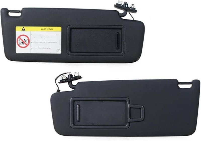 Spiegel Sonnenblende Sonnenschirm Für VW Für Golf 7 MK7 GTI Sonnenblende Panel für Mit Make-Up Spiegel(Left and Right) von GERLJ