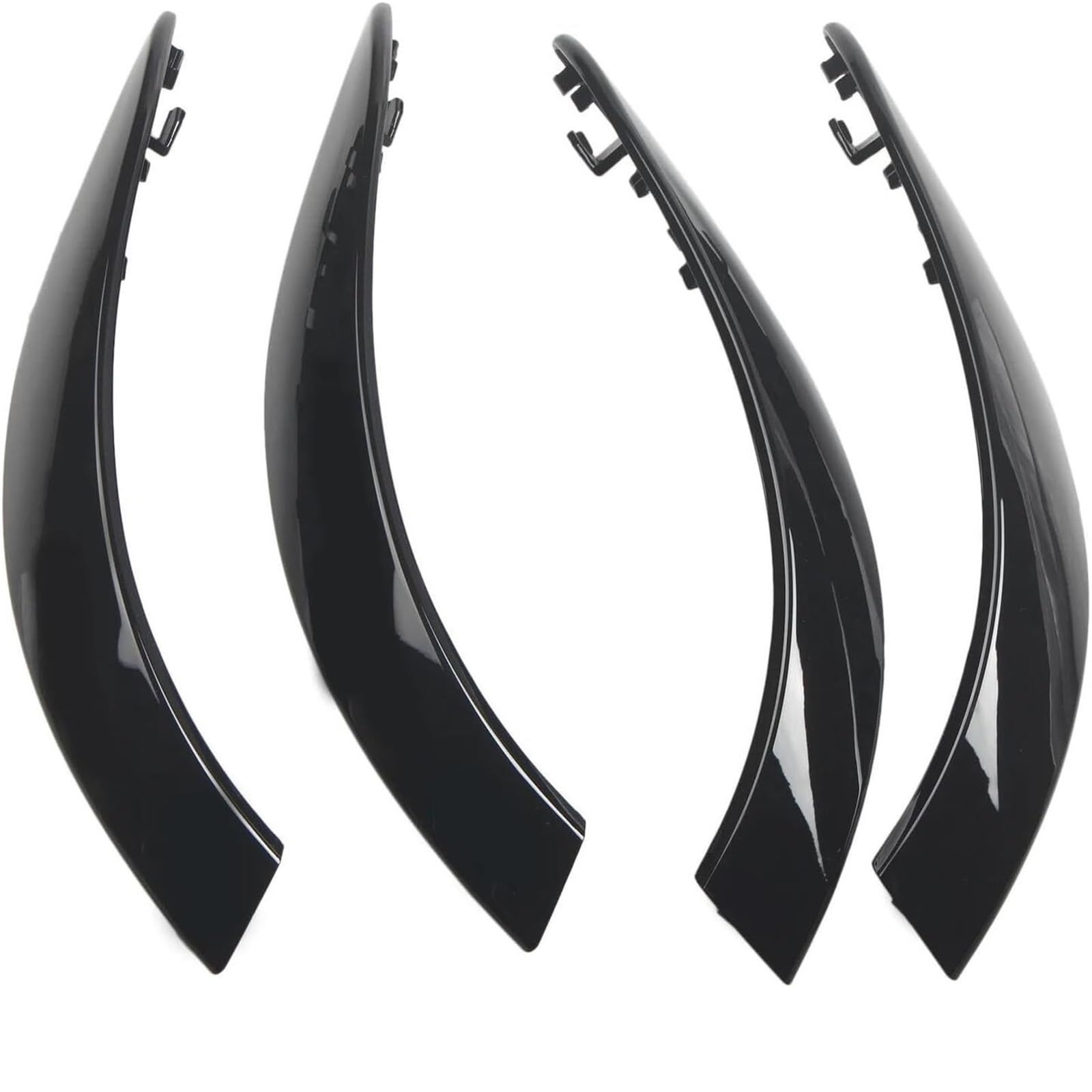 Türinnengriffe Auto Innen Trim Inneren Tür Griff Panel Pull Trim Abdeckung für BMW 3 Serie(Glossy Black) von GERLJ
