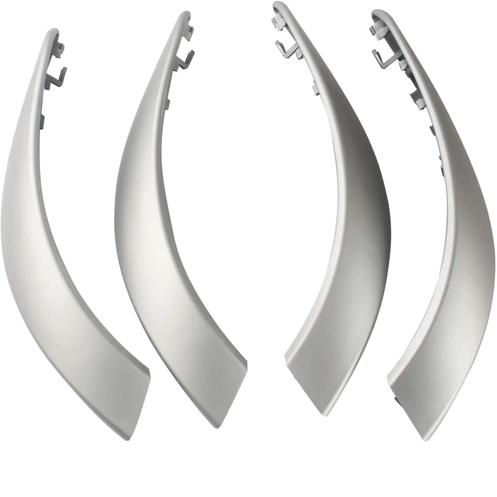 Türinnengriffe Auto Innen Trim Inneren Tür Griff Panel Pull Trim Abdeckung für BMW 3 Serie(Silber) von GERLJ