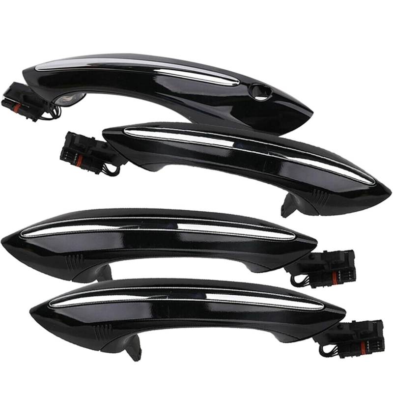 Türinnengriffe Für BMW 5-7 Serie F07 F10 F11 F06 F12 F13 F01 F02 Schwarz Außerhalb Außen Comt Zugang Tür Griff Set von GERLJ
