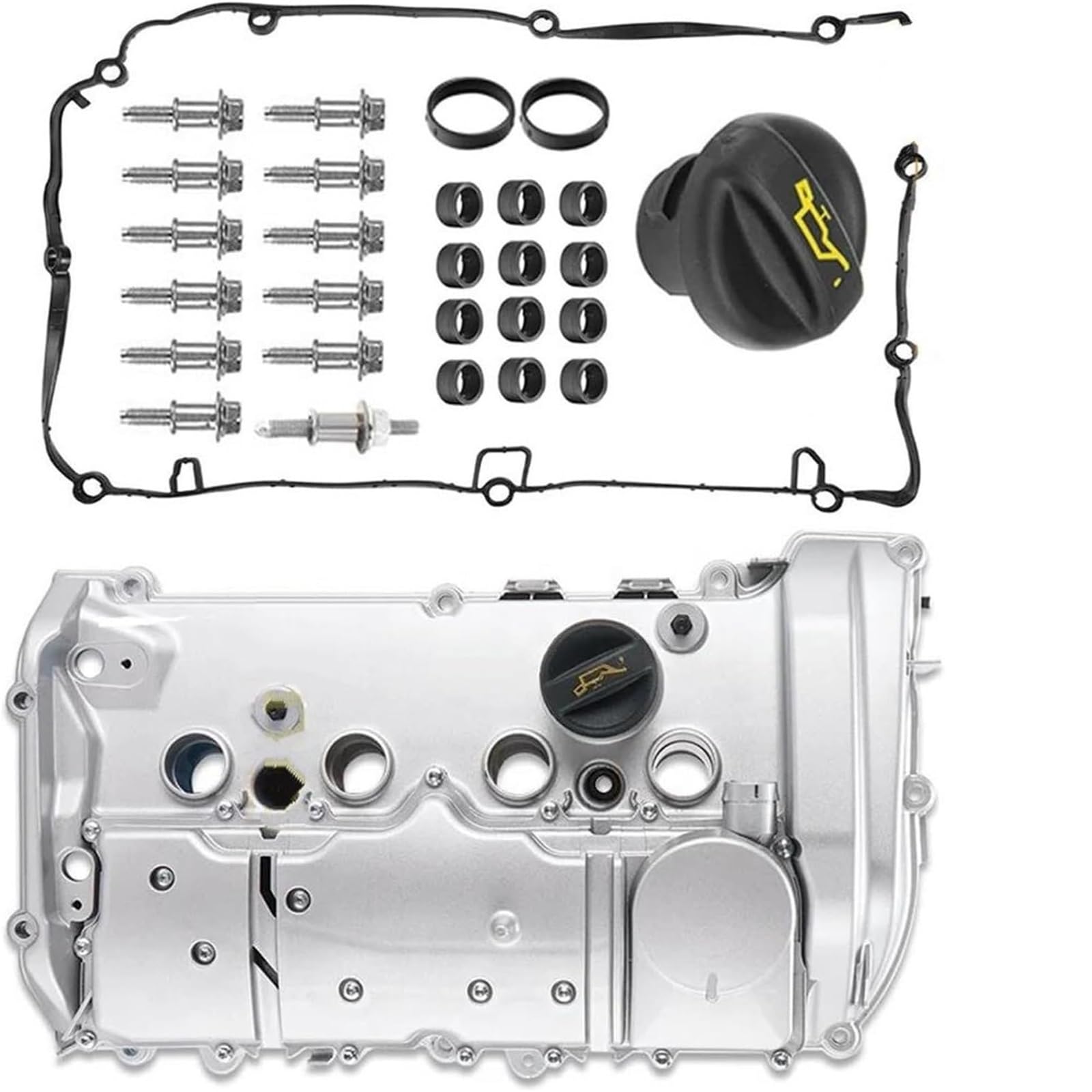 Ventildeckelsatz Aluminium-Ventildeckel für Motor-Zylinderkopfdichtung für BMW für Motor-Ventildeckel Ventildeckelsatz Aluminium-Ventildeckel für Motor-Zylinderkopfdichtung für BMW für Motor-Ventildeckel von GERLJ