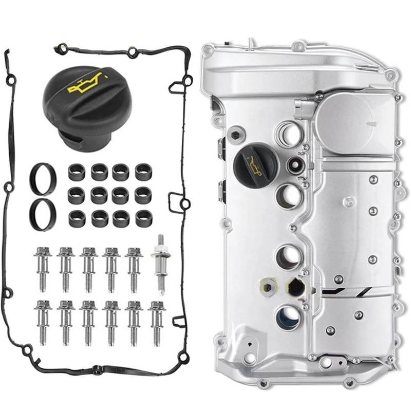 Ventildeckelsatz Für BMW N13 1 Serie 118i 3 Serie 316 116i Aluminium Ventil Abdeckung für motor Zylinderkopf Dichtung von GERLJ