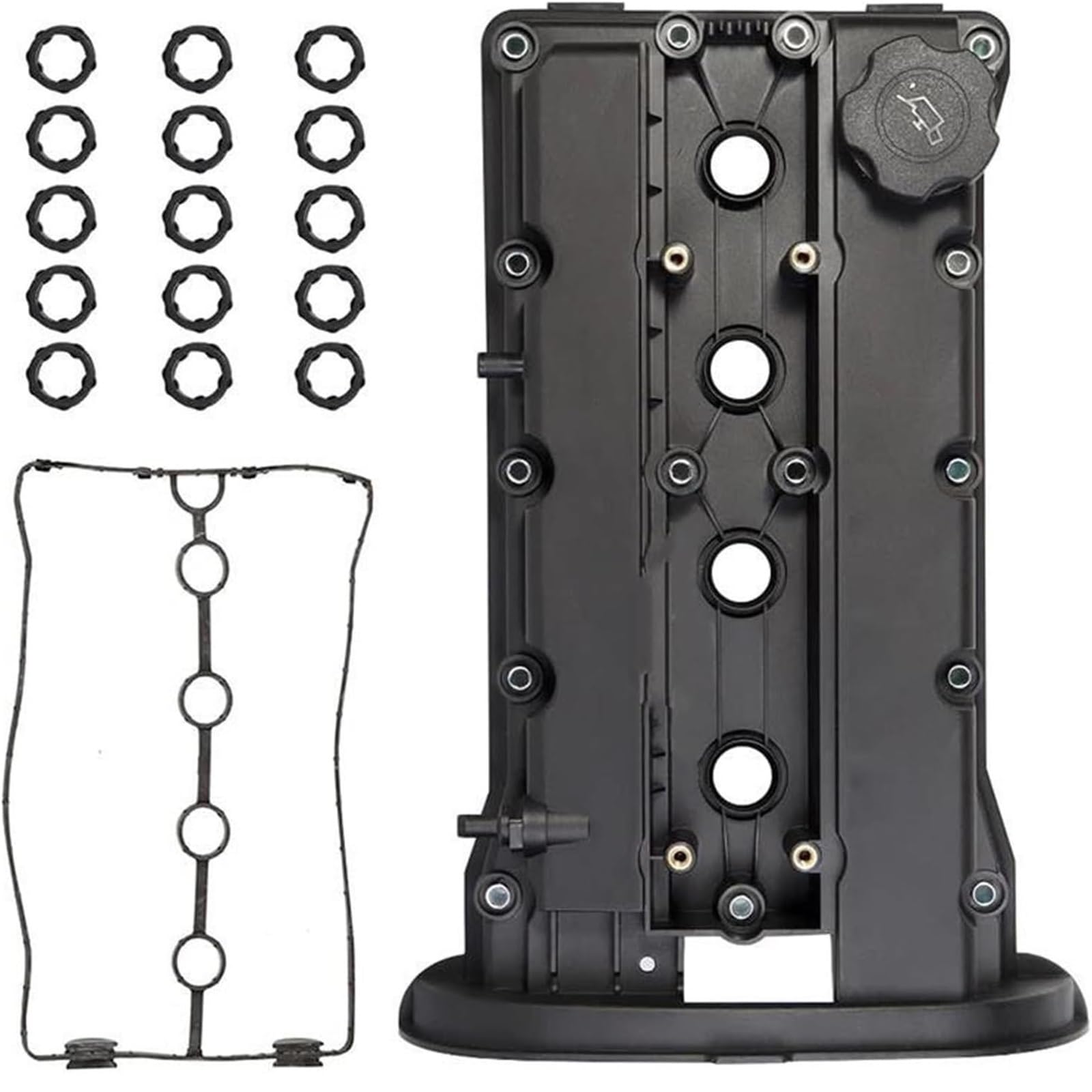 Ventildeckelsatz Für Chevrolet für aveo T200 2003-2008 für motor Ventil Abdeckung für Mit Dichtung für dichtungen Rocker Abdeckung von GERLJ