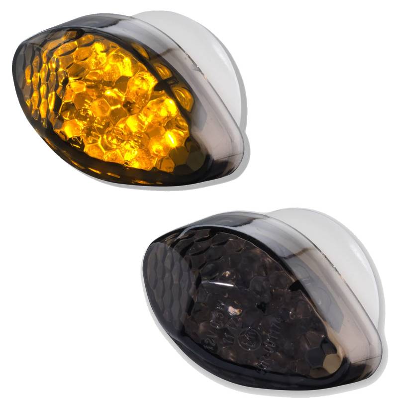 LED VERKLEIDUNGSBLINKER CBR 1000 RR SC57 FIREBLADE 04 05 06 07 SCHWARZ GETÖNT VERKLEIDUNGS BLINKER von Germany Motorsports