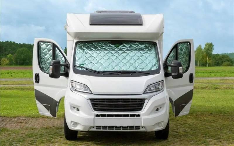 Magnetischer Auto Sonnenschutz Für FIAT Für Ducato 2006-2022 Auto Hebe Fenster Sonnenschutz Auto Thermische Jalousien Windschutzscheibe Sonnenschirm Abdeckung Blind Kit von GERSH