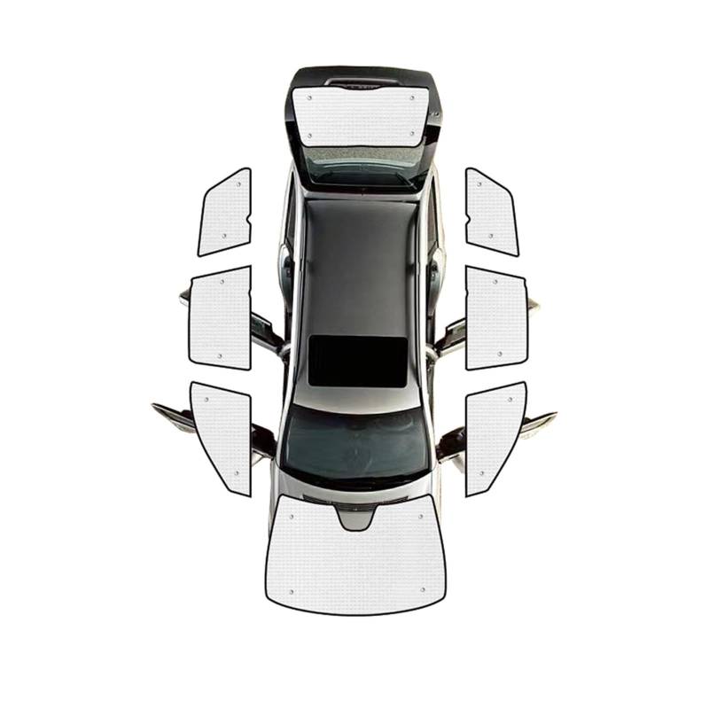 Sonnenschutz Auto Für Volvo XC90 2016 2017 2018 2019 2020 2021 20222 2023 5 Sitz 7 Sitz Frontscheibe Mesh Vorhang Seite Fenster Sonnenschutz Auto Fenster Sonnenschutz (Größe : B-All Sunshades) von GERSH