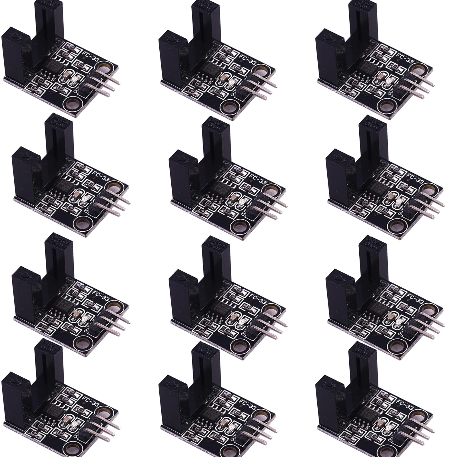12pcs LM393 Correlation Photoelectric Sensor Opposite Infrared Counter Sensor DC 5V 12pcs LM393 Correlation Photoelectric Sensor Opposite Infrared Counter Sensor DC 5V von GERUI