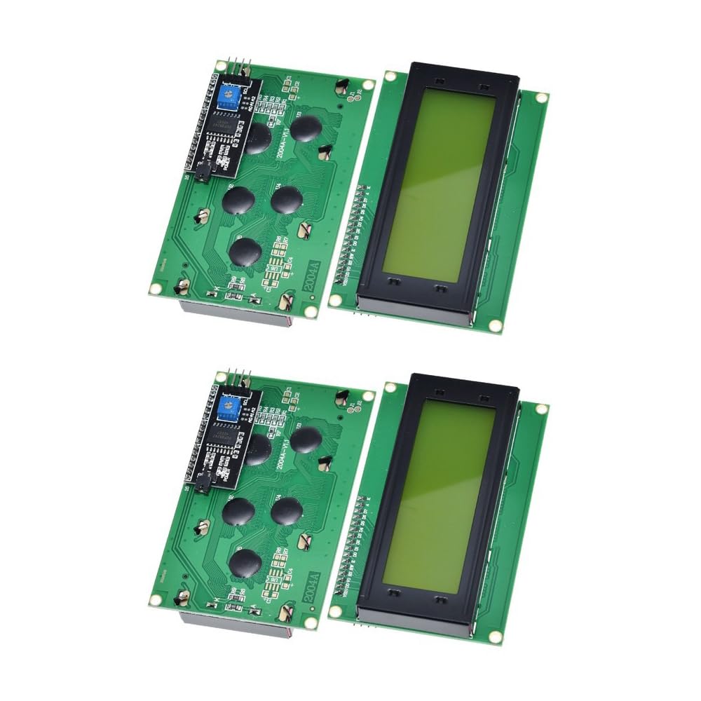 2-Stück IIC I2C Serie 2004A 20x4 LCD Anzeigemodul Grüne Hintergrundbeleuchtung für Arduino Ausgestattet Mit IIC/I2C Interface Adapter 2-Stück IIC I2C Serie 2004A 20x4 LCD Anzeigemodul Grüne Hintergrundbeleuchtung für Arduino Ausgestattet Mit IIC/I2C Interface Adapter von GERUI