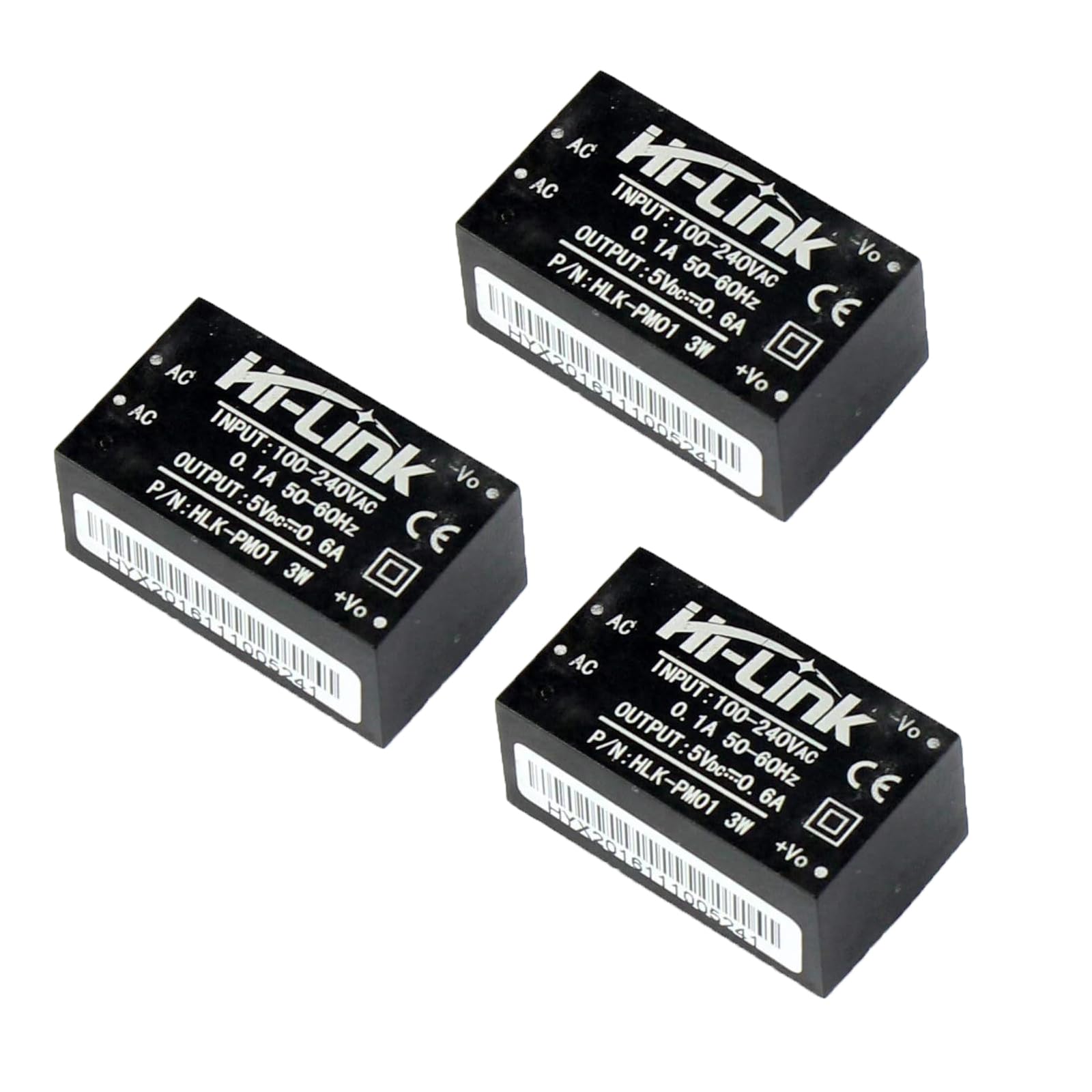 3 x HLK-PM01 AC DC 220V bis 5V Haushalt Netzteilmodul Power Supply Modul,Mini-Netzteil 3 x HLK-PM01 AC DC 220V bis 5V Haushalt Netzteilmodul Power Supply Modul,Mini-Netzteil von GERUI