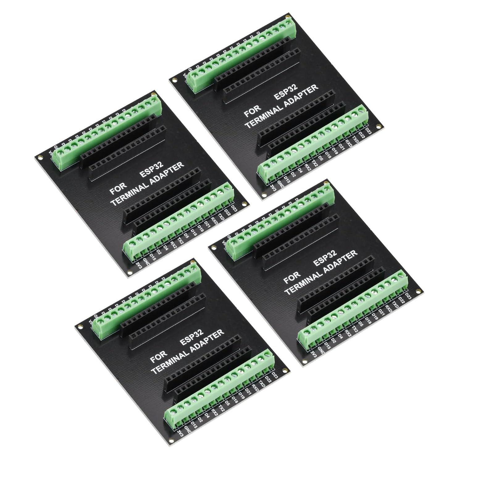 4 Stück ESP32 Breakout Board für 30PIN,ESP32 Entwicklungsboard 2,4 GHz Dual Core WLAN WiFi + Bluetooth 2-in-1 Mikrocontroller ESP-WROOM-32 Chip für Arduino 4 Stück ESP32 Breakout Board für 30PIN,ESP32 Entwicklungsboard 2,4 GHz Dual Core WLAN WiFi + Bluetooth 2-in-1 Mikrocontroller ESP-WROOM-32 Chip für Arduino von GERUI