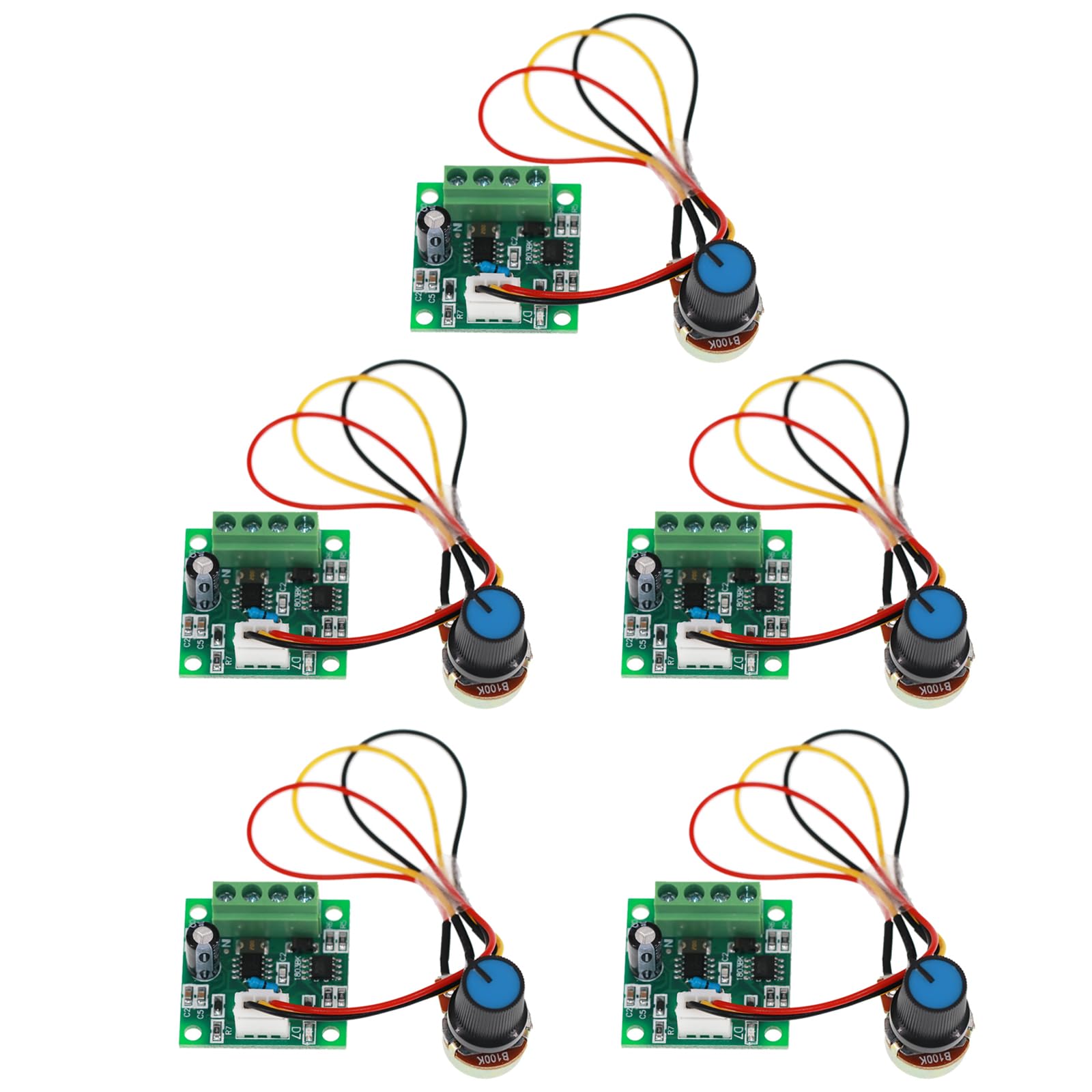 5pcs 1803BW DC Motor Controller Potentiometer Schalter 1.8V 3V 5V 6V 18V 2A Motor-Drehzahlsteller PWM Controller, 12v,Motordrehzahl Schalter Controller 5pcs 1803BW DC Motor Controller Potentiometer Schalter 1.8V 3V 5V 6V 18V 2A Motor-Drehzahlsteller PWM Controller, 12v,Motordrehzahl Schalter Controller von GERUI
